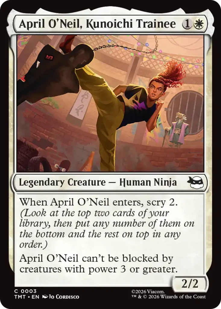 April O'Neil, Kunoichi Trainee Ninja Turtles Draft Guide