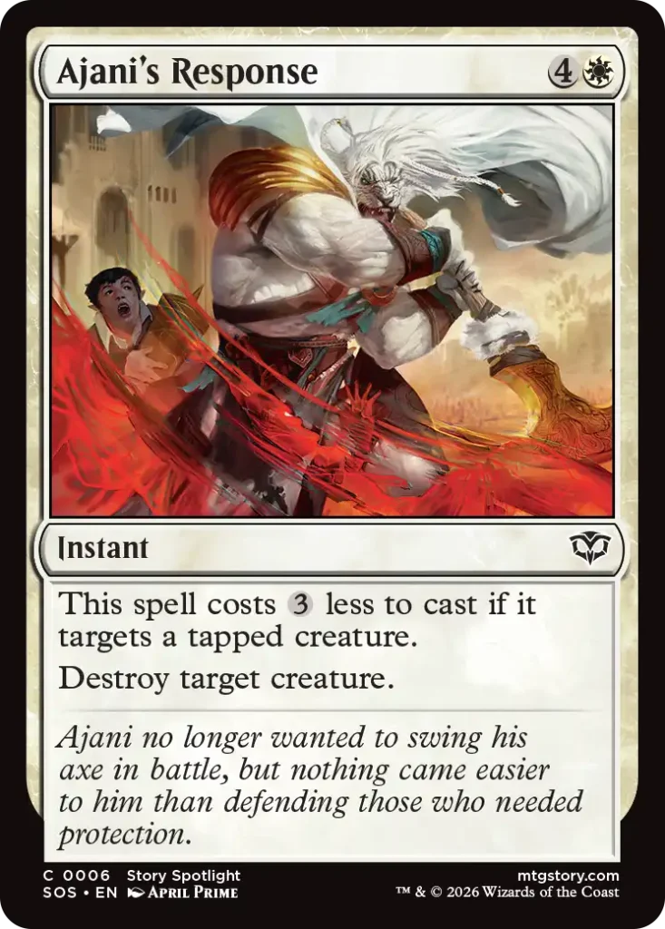 Ajani's Response Secrets of Strixhaven Draft Guide