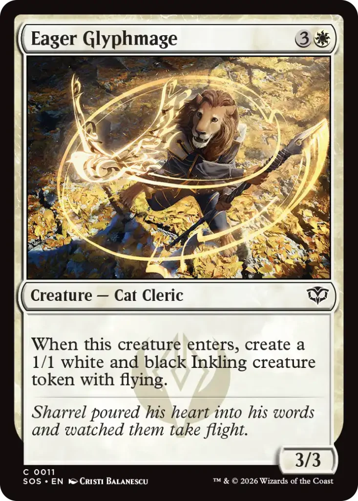 Eager Glyphmage Secrets of Strixhaven Draft Guide