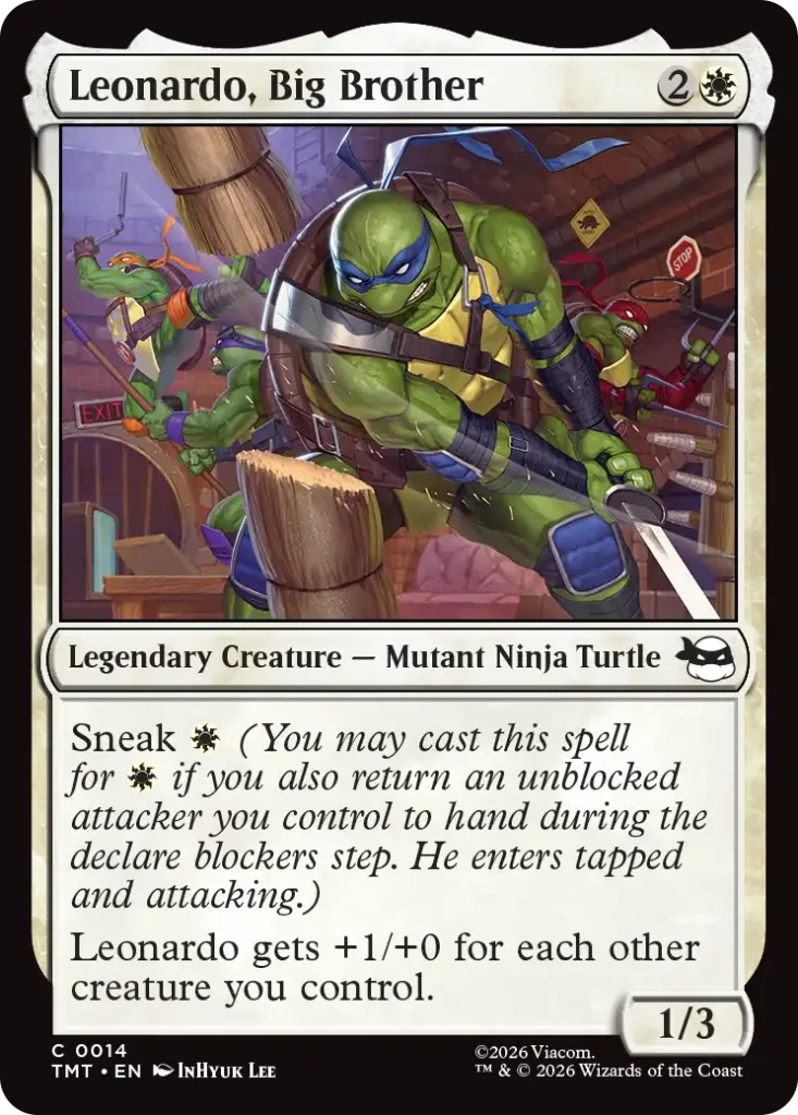 Leonardo, Big Brother TMNT Draft Guide