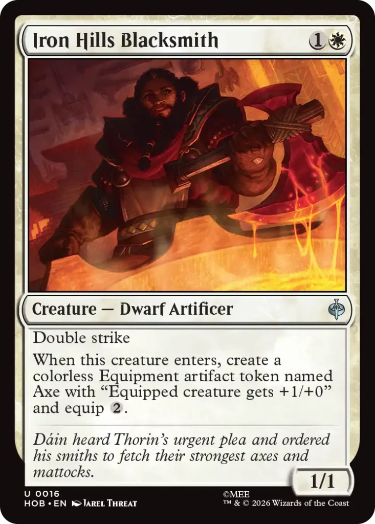 Hobbit Draft Guide  Iron Hills Blacksmith