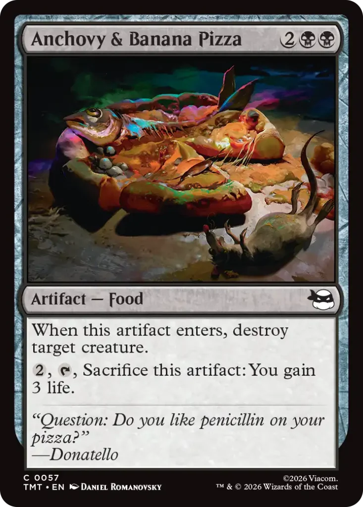 Anchovy & Banana Pizza TMNT Draft Guide