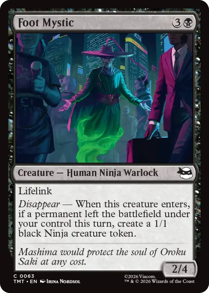 Foot Mystic Ninja Turtles Draft Guide