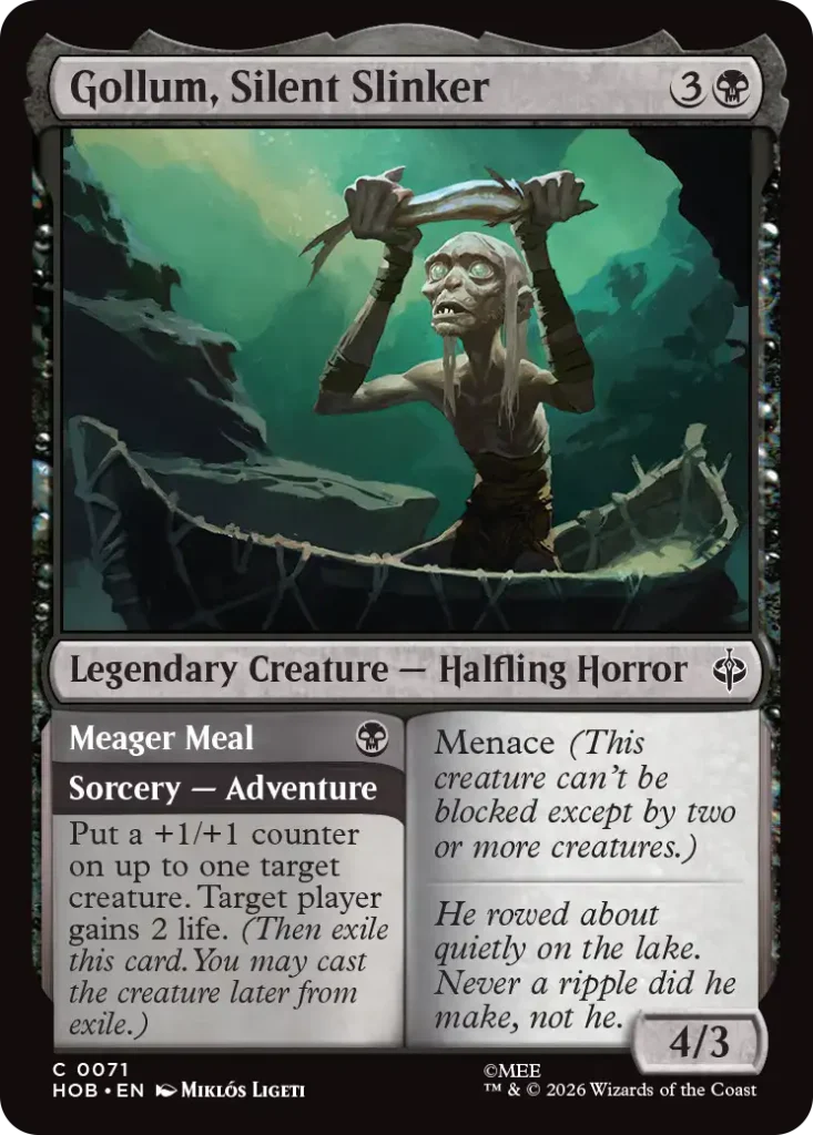 Gollum, Silent Slinker