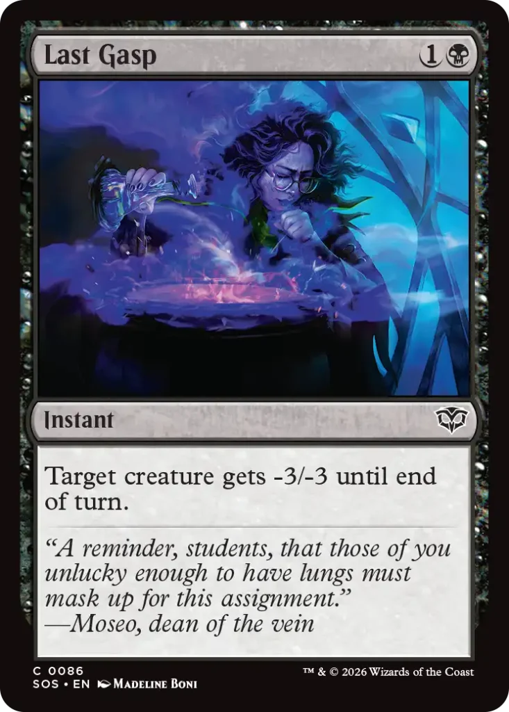 Last Gasp Secrets of Strixhaven Draft Guide