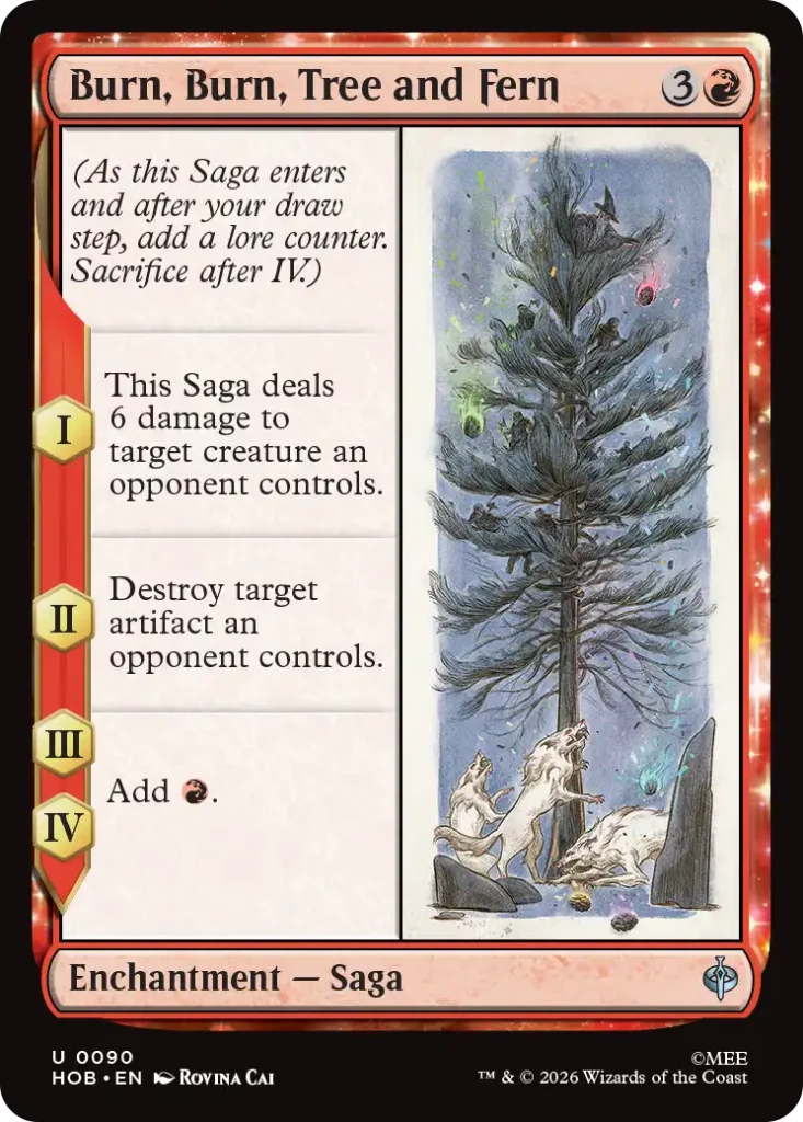 Burn, Burn, Tree and Fern The Hobbit Draft Guide
