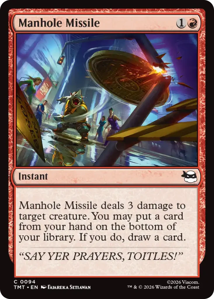 Manhole Missile TMNT Draft Guide