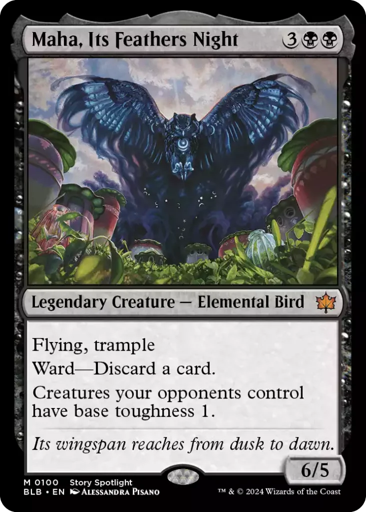 Maha, Its Feathers Night Blight Curse Upgrade Ideas