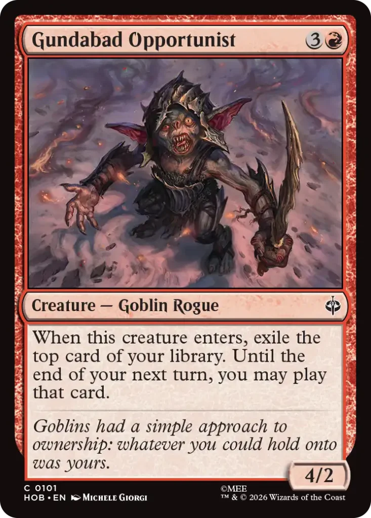 Gundabad Opportunist The Hobbit Draft Guide