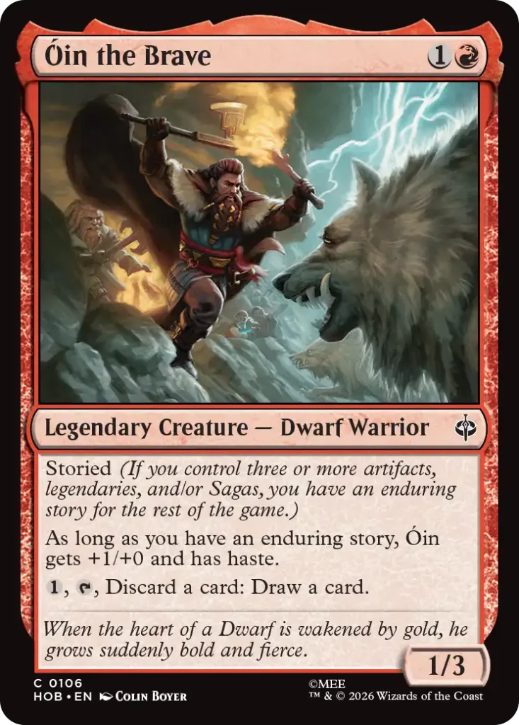 Oin the Brave Best Pauper Cards The Hobbit