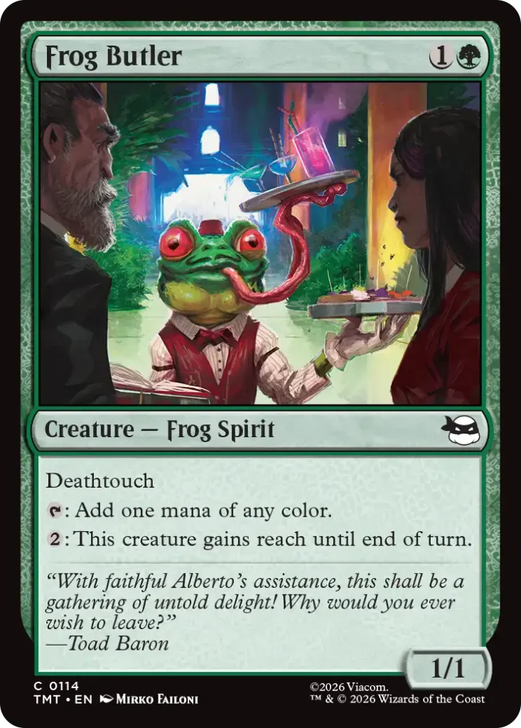 Frog Butler TMNT Draft Guide