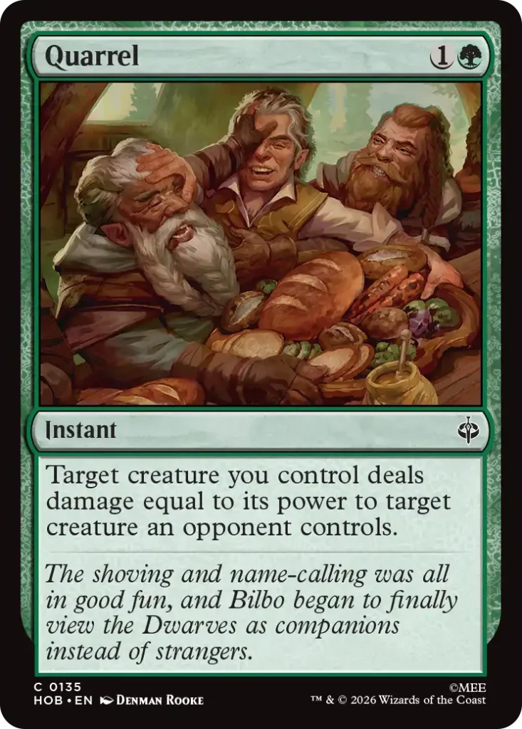 Quarrel The Hobbit Draft Guide