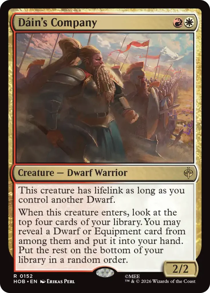 Dáin's Company The Hobbit Draft Guide
