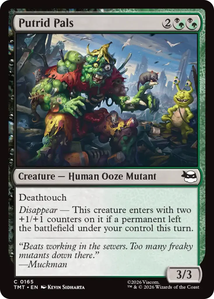 Putrid Pals Ninja Turtles Draft Guide