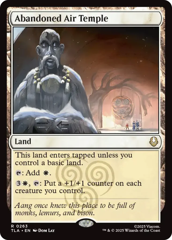 Abandoned Air Temple MTG Avatar Draft Guide