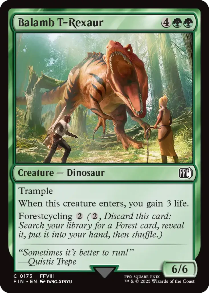 Balamb T-Rexaur How to Win Final Fantasy Draft
