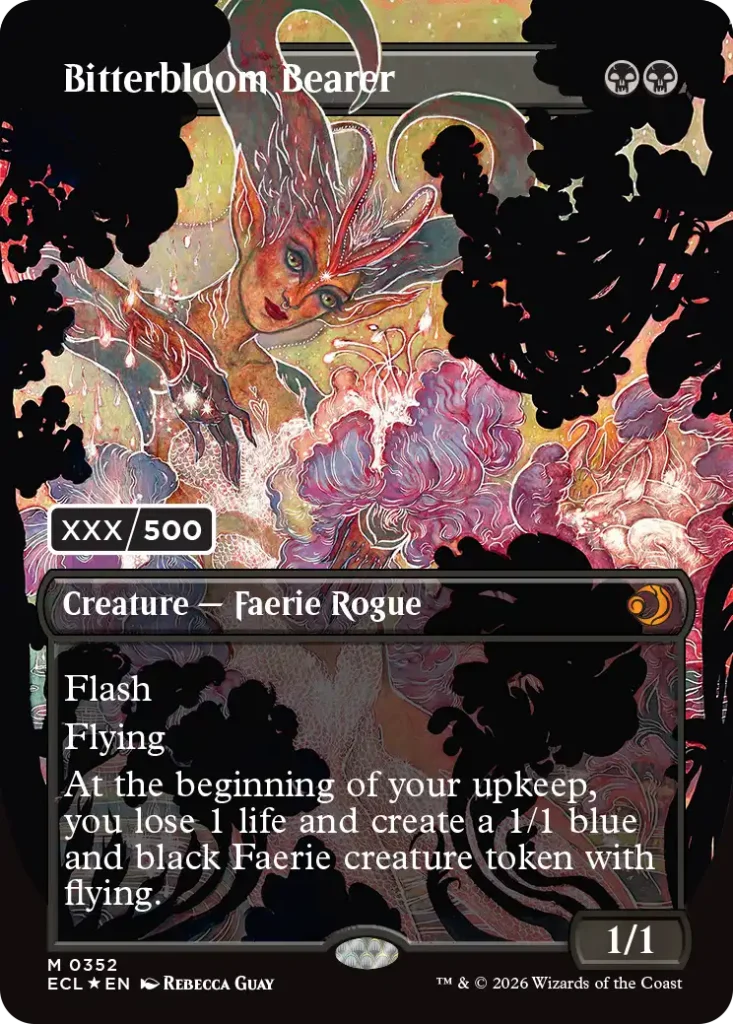 Bitterbloom Bearer Serialized Lorwyn Eclipsed Card Odds