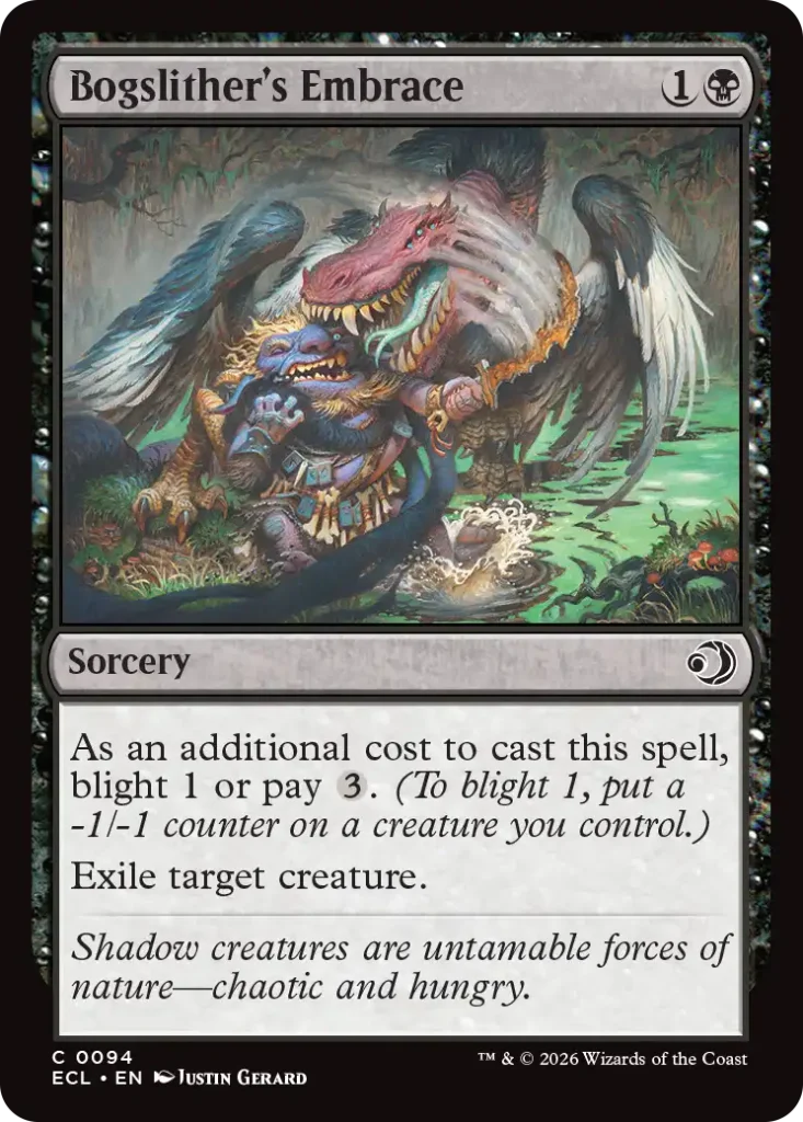 Bogslither's Embrace Lorwyn Eclipsed Best Commons
