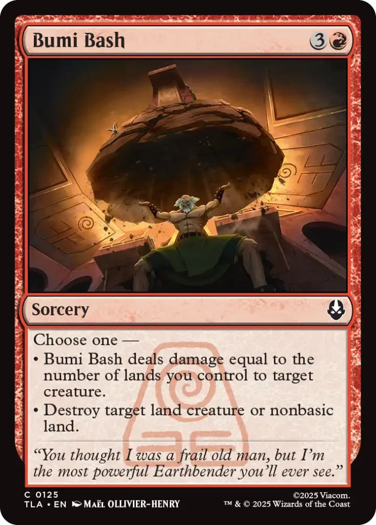 Bumi Bash MTG Avatar Draft Guide