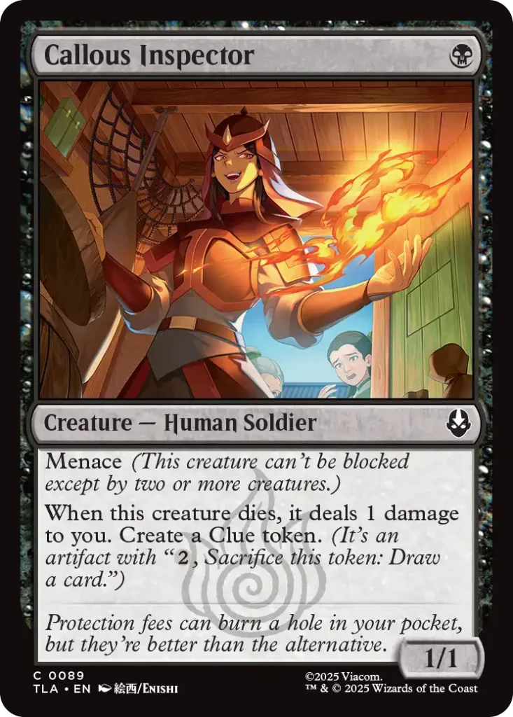 Callous Inspector ATLA Draft Guide