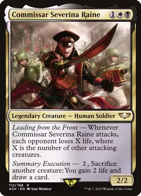 Commissar Severina Raine Hail Caesar Commander Precon