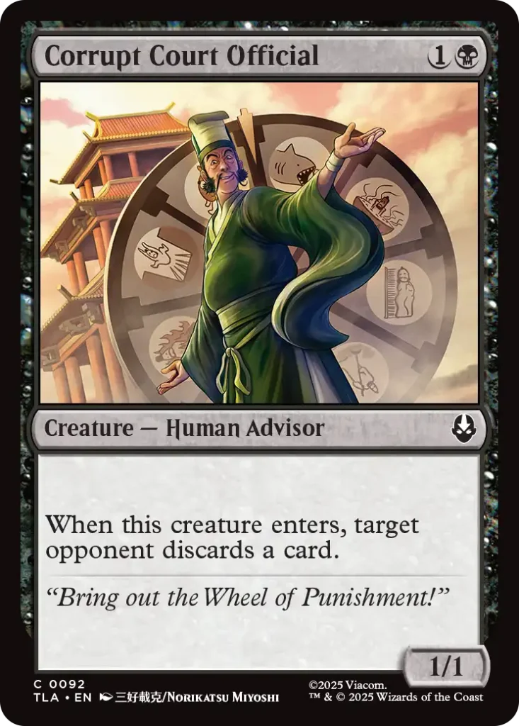 Corrupt Court Official Avatar Draft Guide