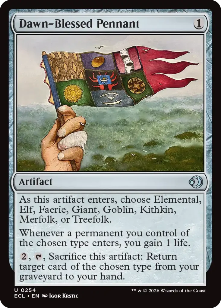 Dawn-Blessed Pennant Lorwyn Eclipsed Draft Guide