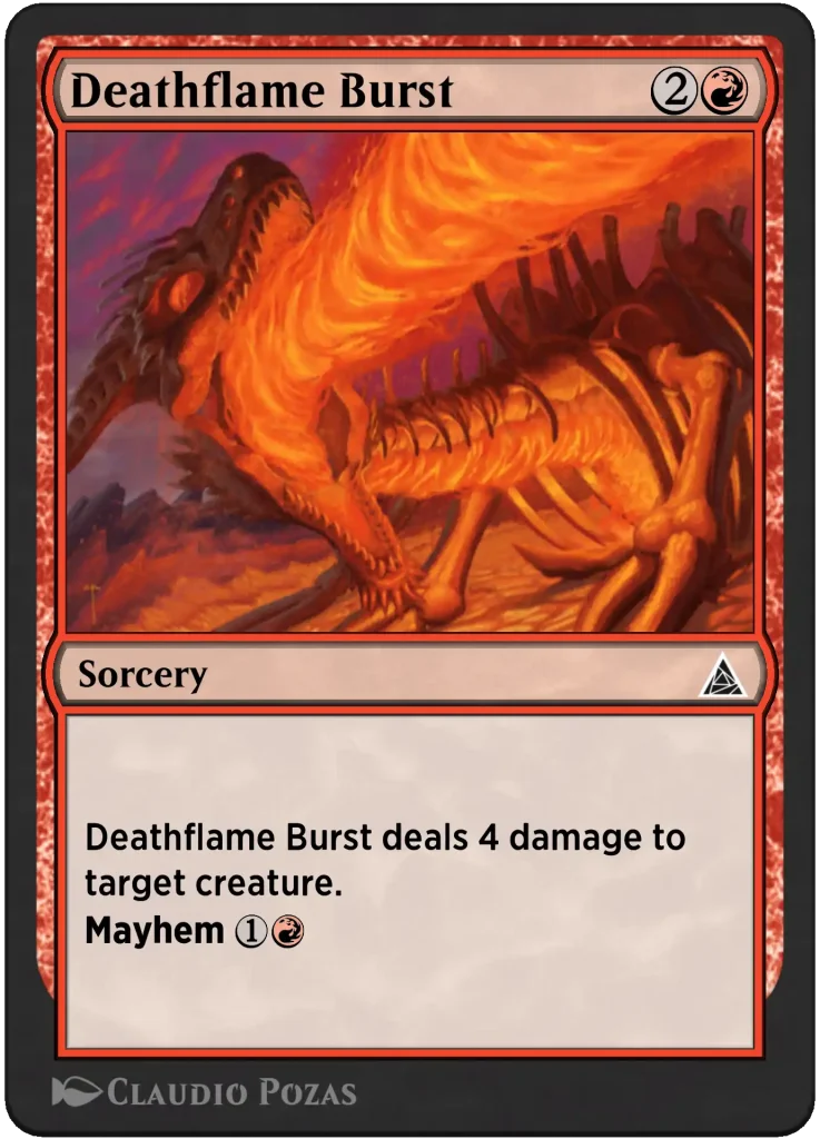 Deathflame Burst Through the Omenpaths Draft Guide