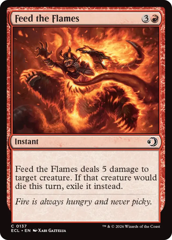 Feed the Flames Lorwyn Eclipsed Draft Guide