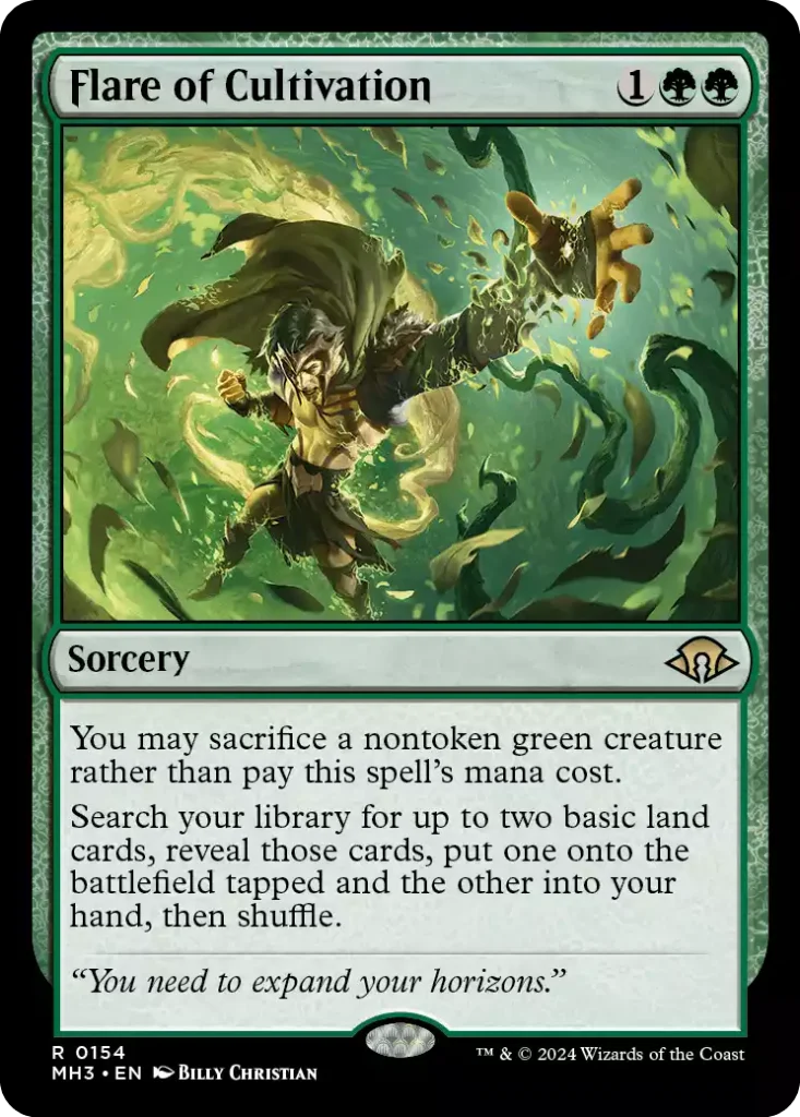 Flare of Cultivation Modern Horizons 3 Spoilers