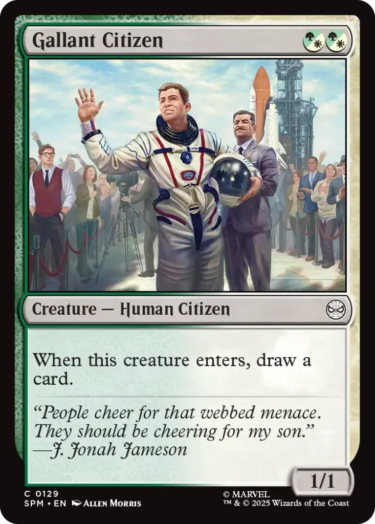 Gallant Citizen Spiderman Draft Guide