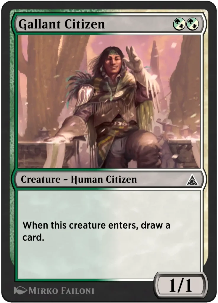 Gallant Citizen Through the Omenpaths Draft Guide