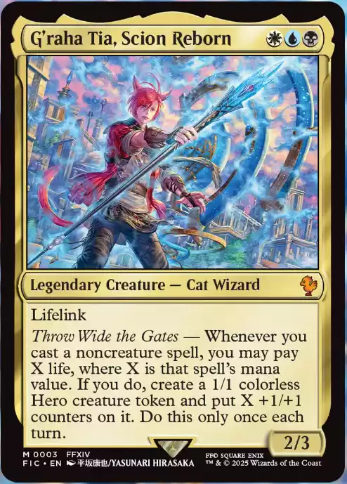 G'raha Tia, Scion Reborn Scions and Spellcraft Decklist