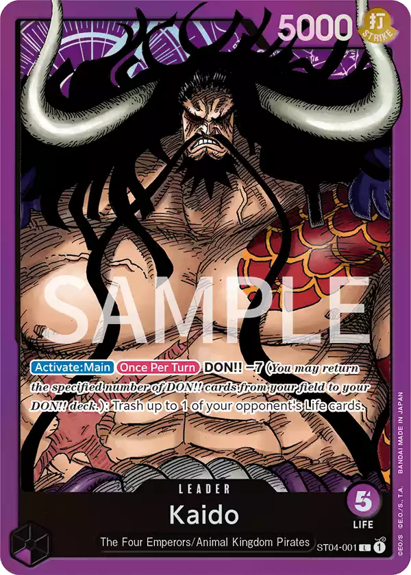 Kaido All One Piece Starter Decks Ranked