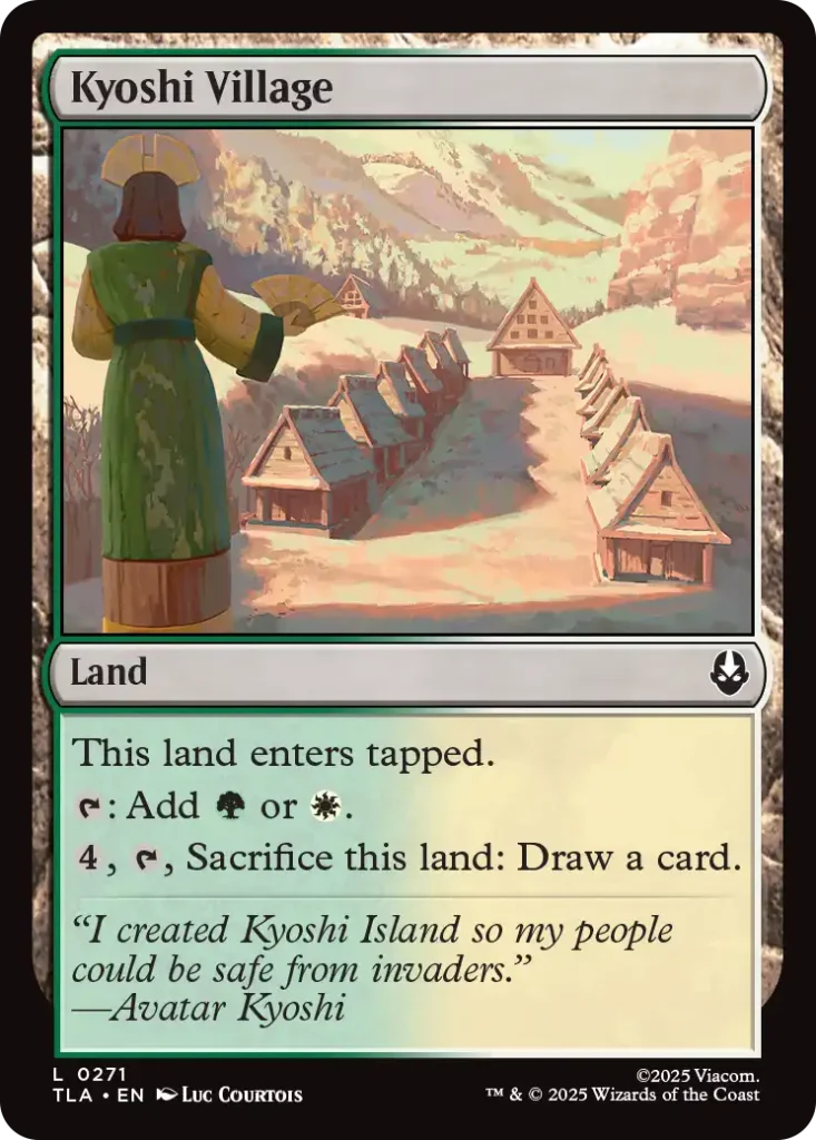 Kyoshi Village Avatar Draft Guide Lands