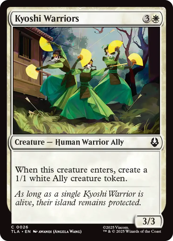 Kyoshi Warriors Best Commons Avatar Draft