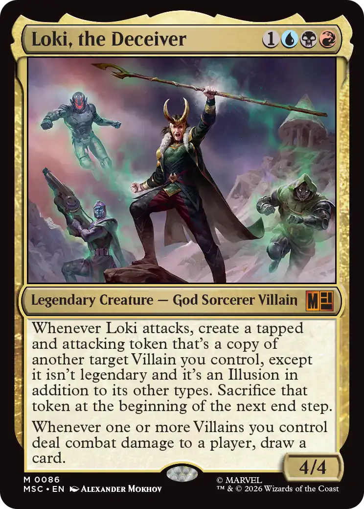 Loki, the Deceiver Doom Prevails Super Heroes Commander Precons