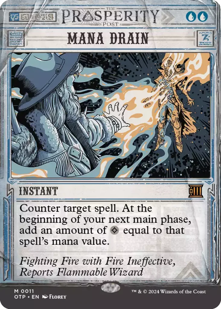 Mana Drain Breaking News Cards Full List