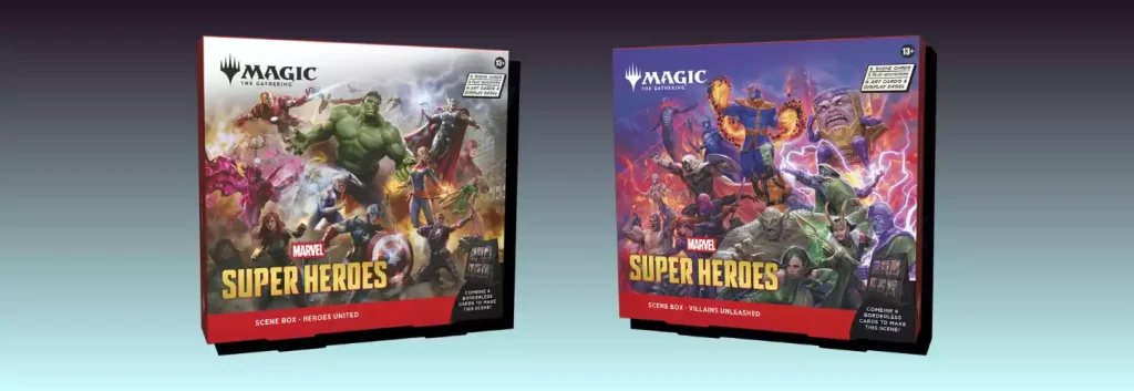 Marvel Super Heroes Two Scene Boxes