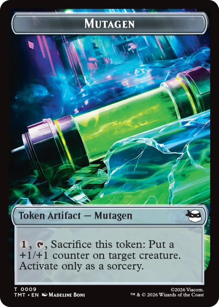 Mutagen Token TMNT Draft Guide Mechanics