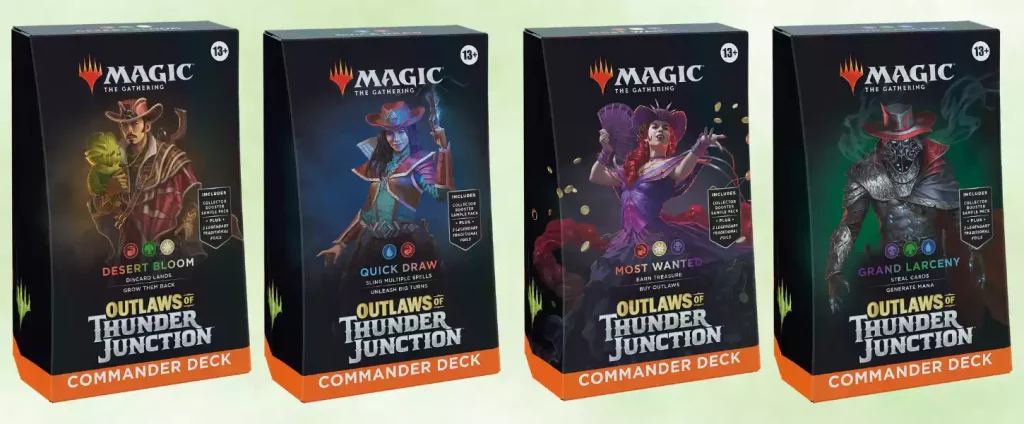 Outlaws of Thunder Junction 4 Commander Decks