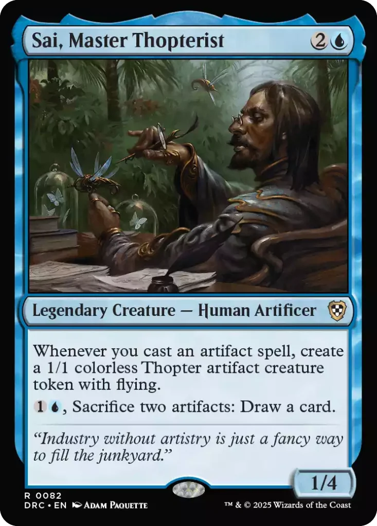 Sai, Master Thopterist Keen Engineering Foundations Commander Decklists
