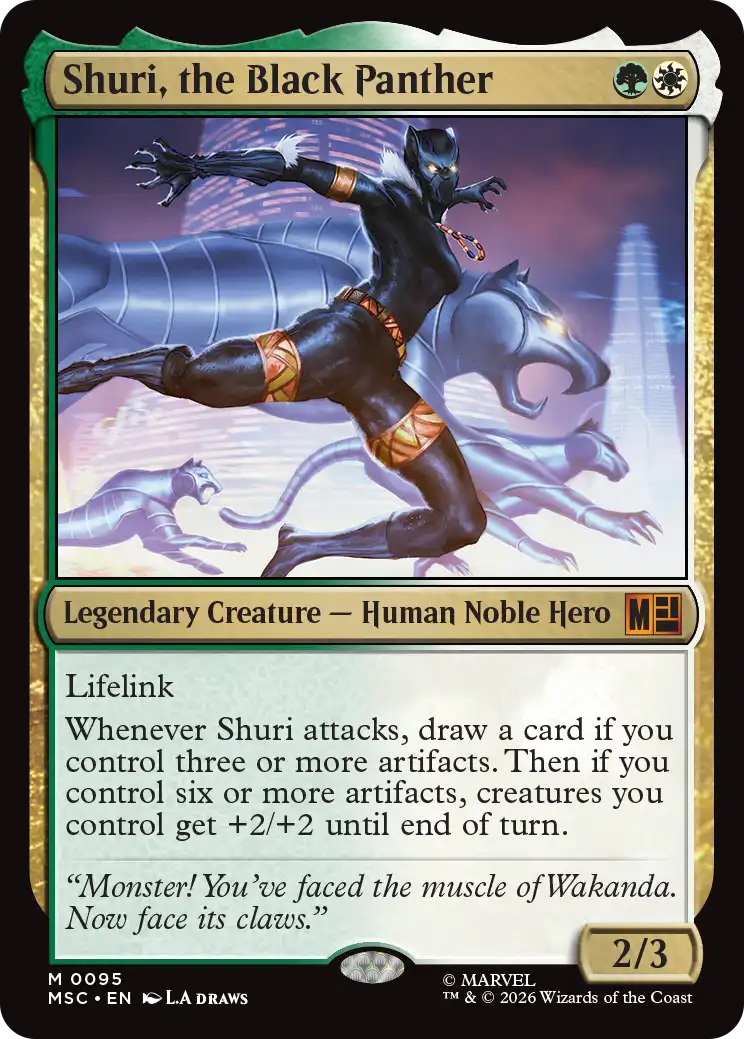 Shuri, the Black Panther Marvel Super Heroes Commander Precons
