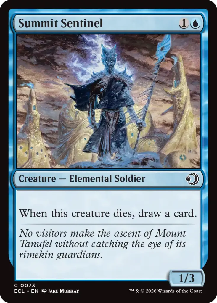 Summit Sentinel Lorwyn Eclipsed Best Commons