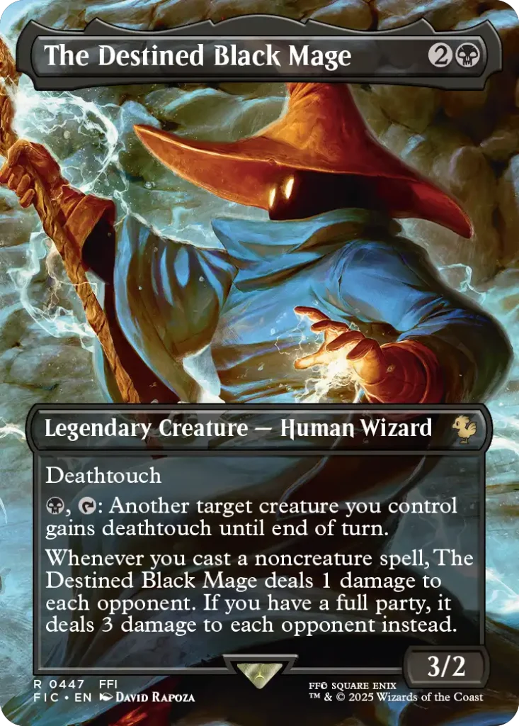 The Destined Black Mage Garland at the Chaos Shrine Card List
