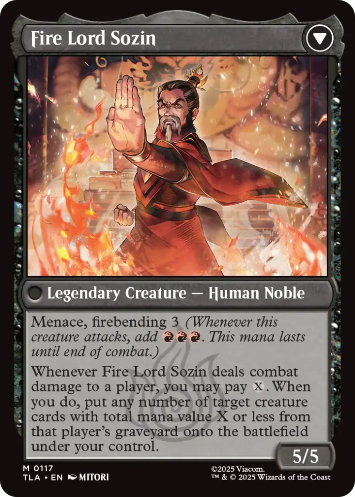 The Lord Sozin ATLA Draft Guide MTG