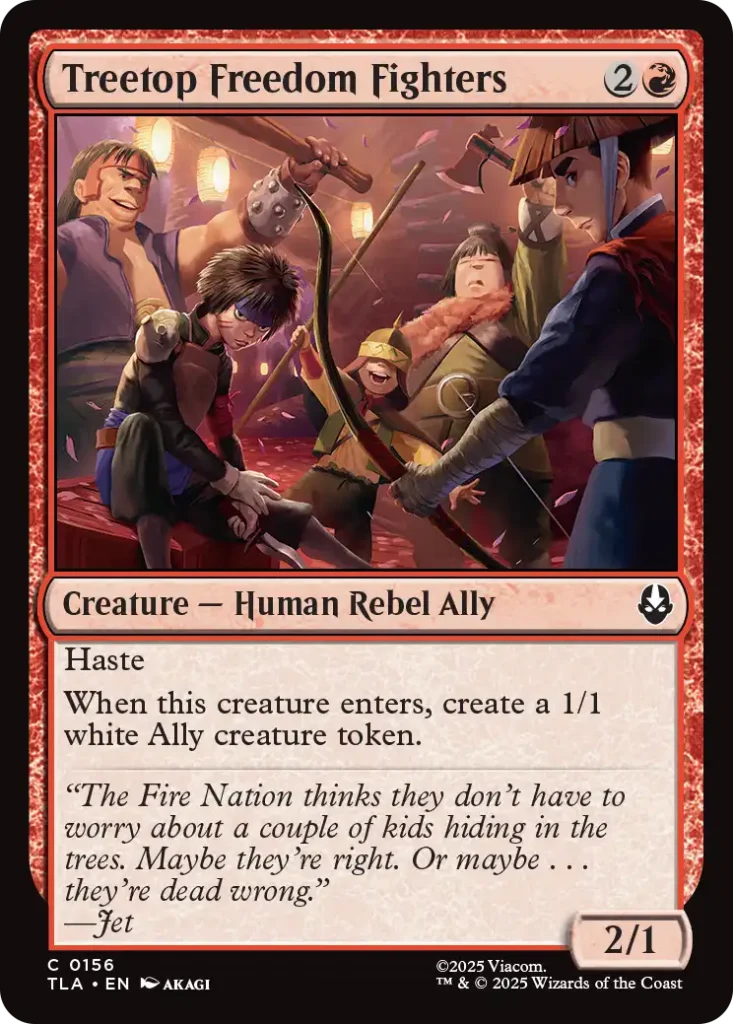 Treetop Freedom Fighters Best Commons Avatar Draft