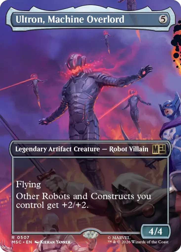 Ultron, Machine Overlord Marvel Scene Boxes Card List