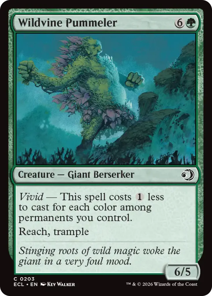 Wildvine Pummeler Lorwyn Eclipsed Draft Guide Mechanics