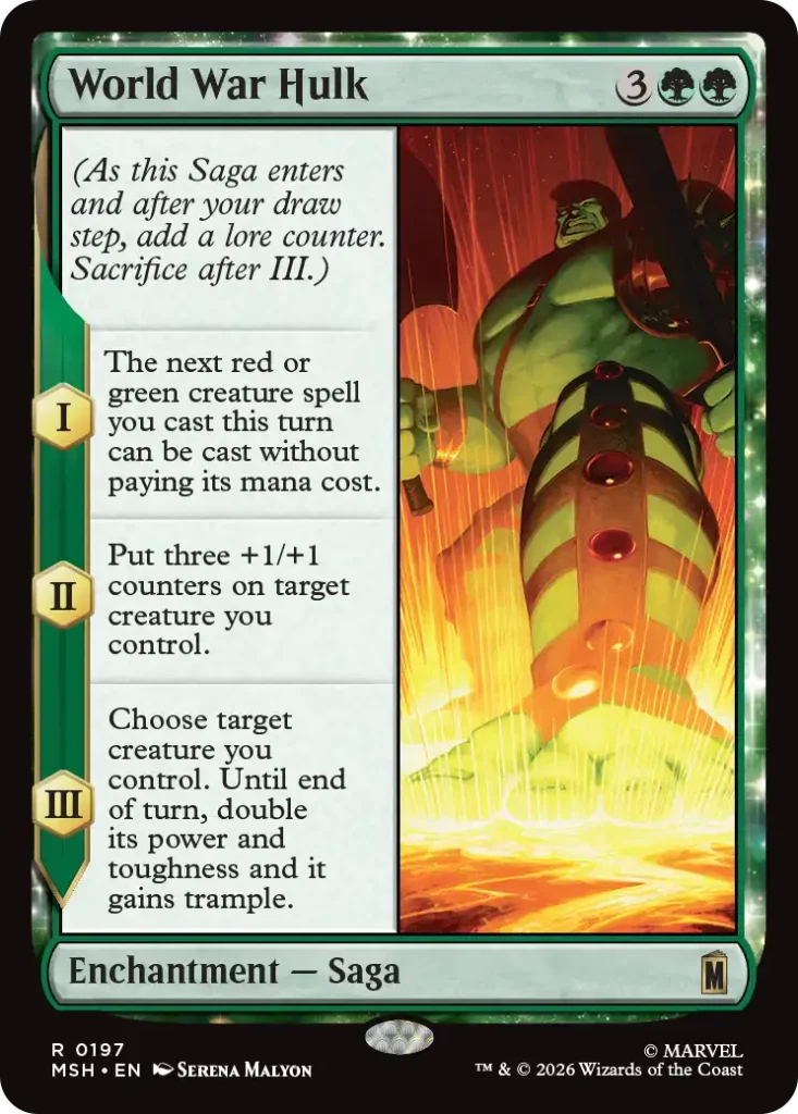 World War Hulk MTG Marvel Spoilers